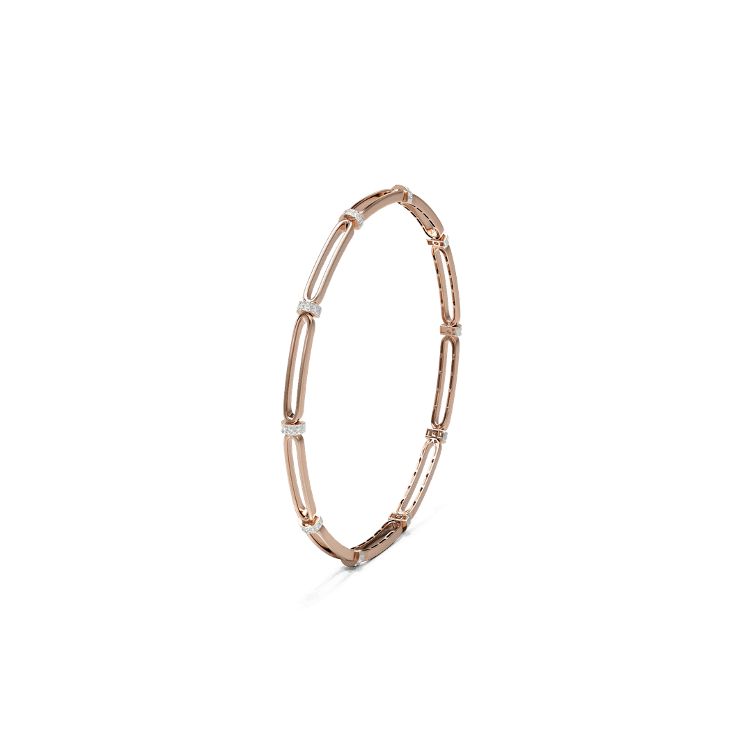 18KT FANCY BANGLE