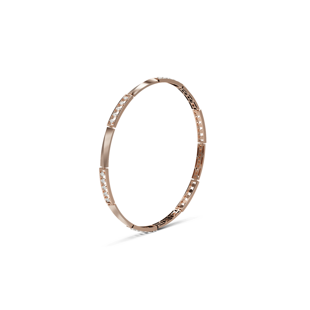 18KT FANCY BANGLE