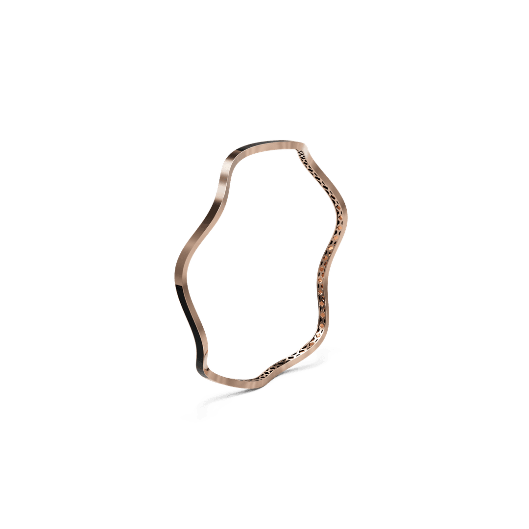 18KT FANCY BANGLE