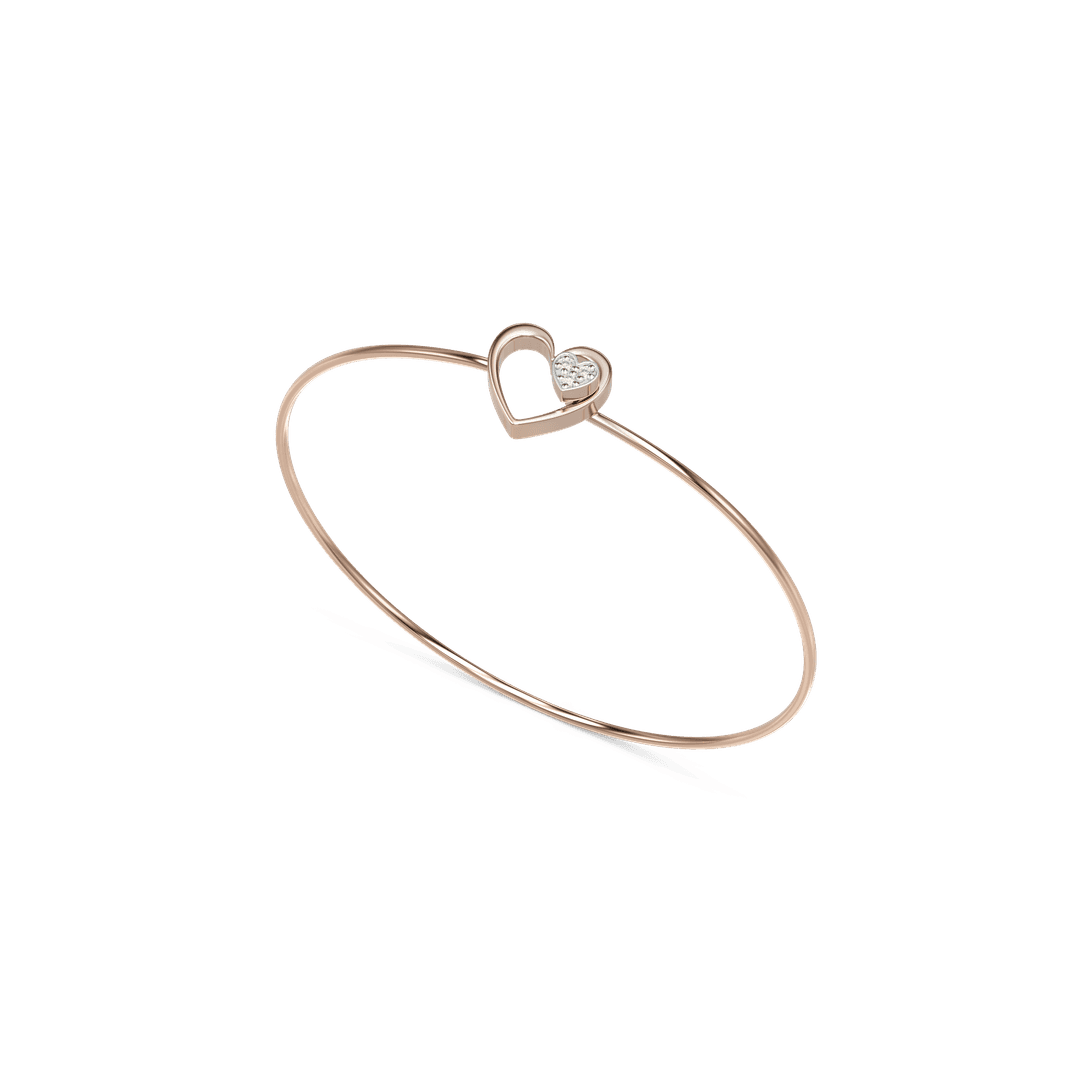 18KT TWISTED BANGLE