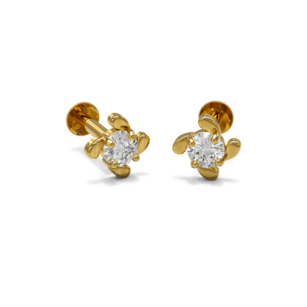 22K Aislinn Gold Earring