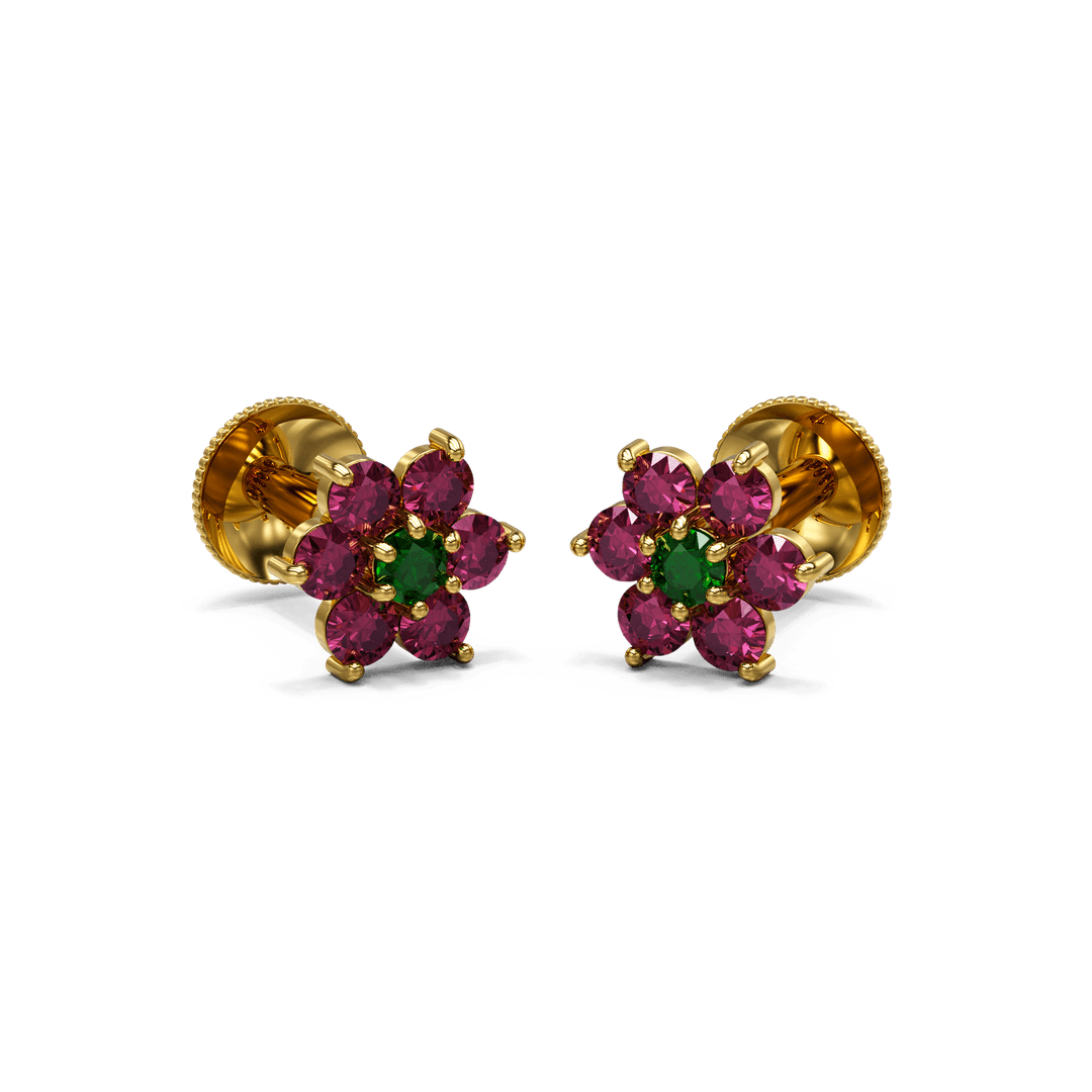 22K Aarvika Gold Earring