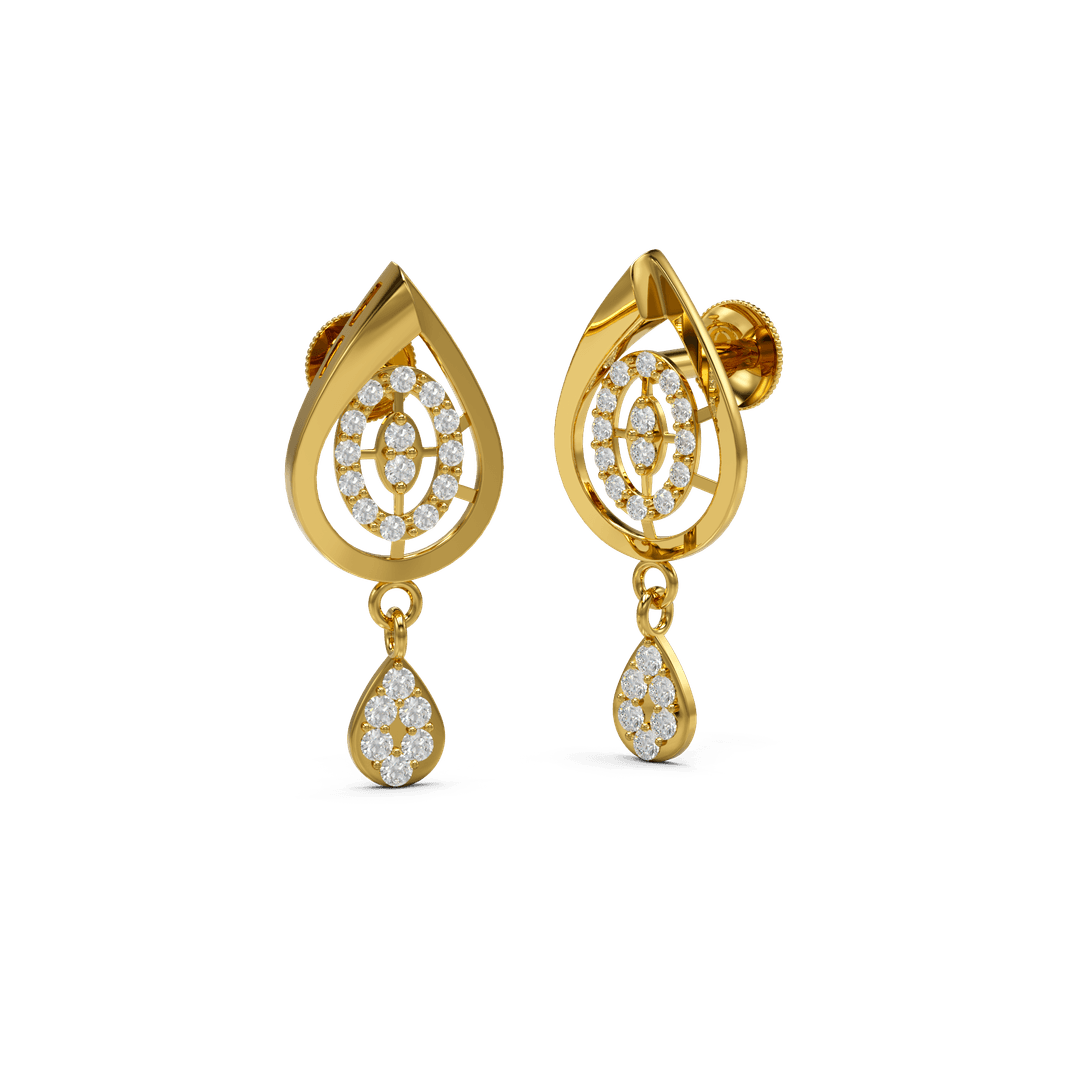 22K Pritha Gold Earring