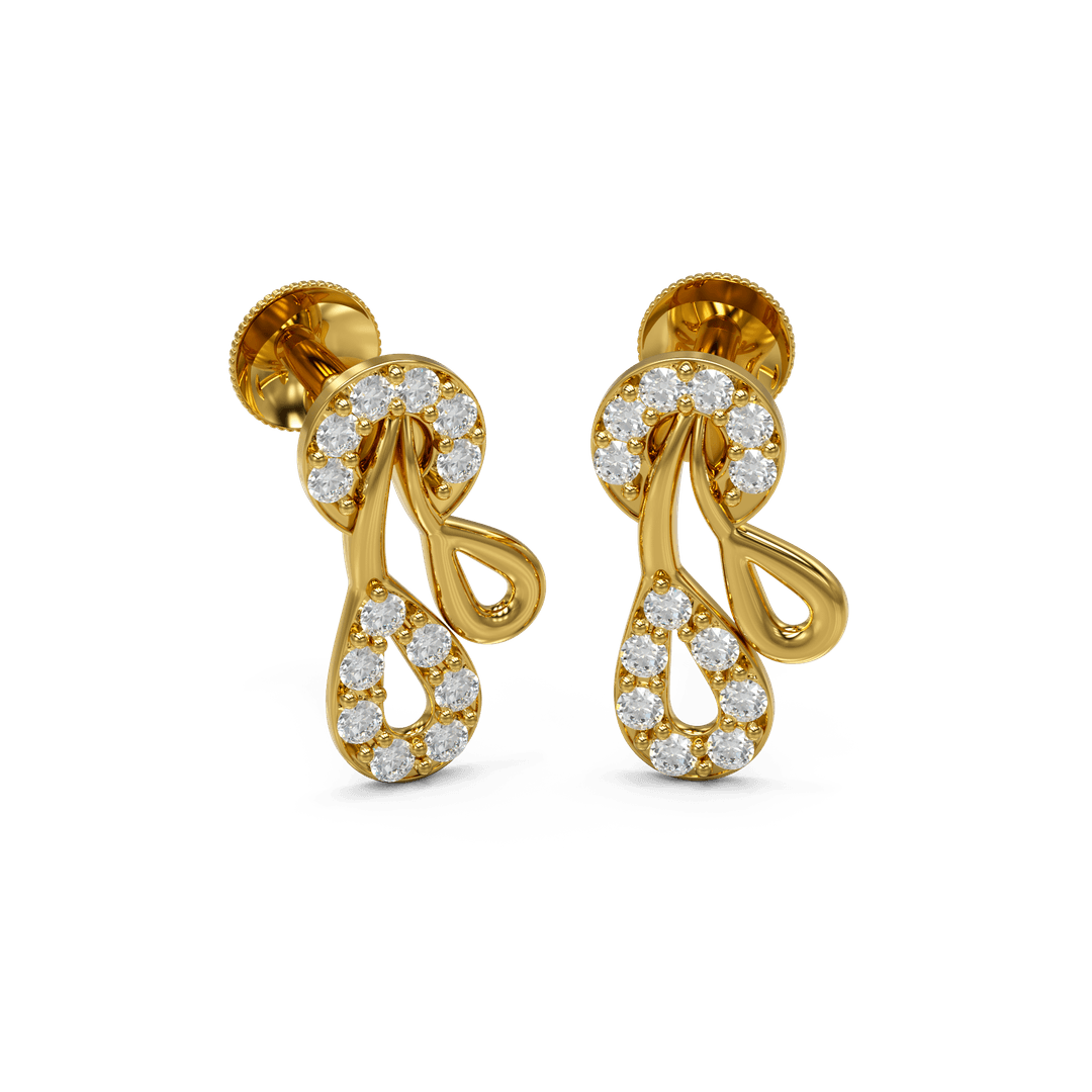 22K Binal Gold Earring