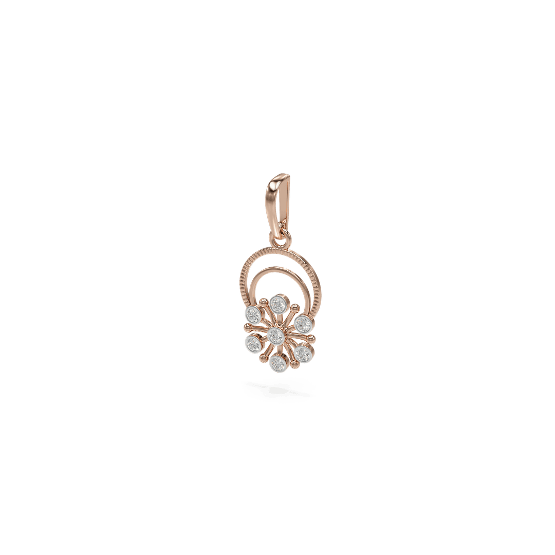 18K Hiya Diamond Gold Pendant