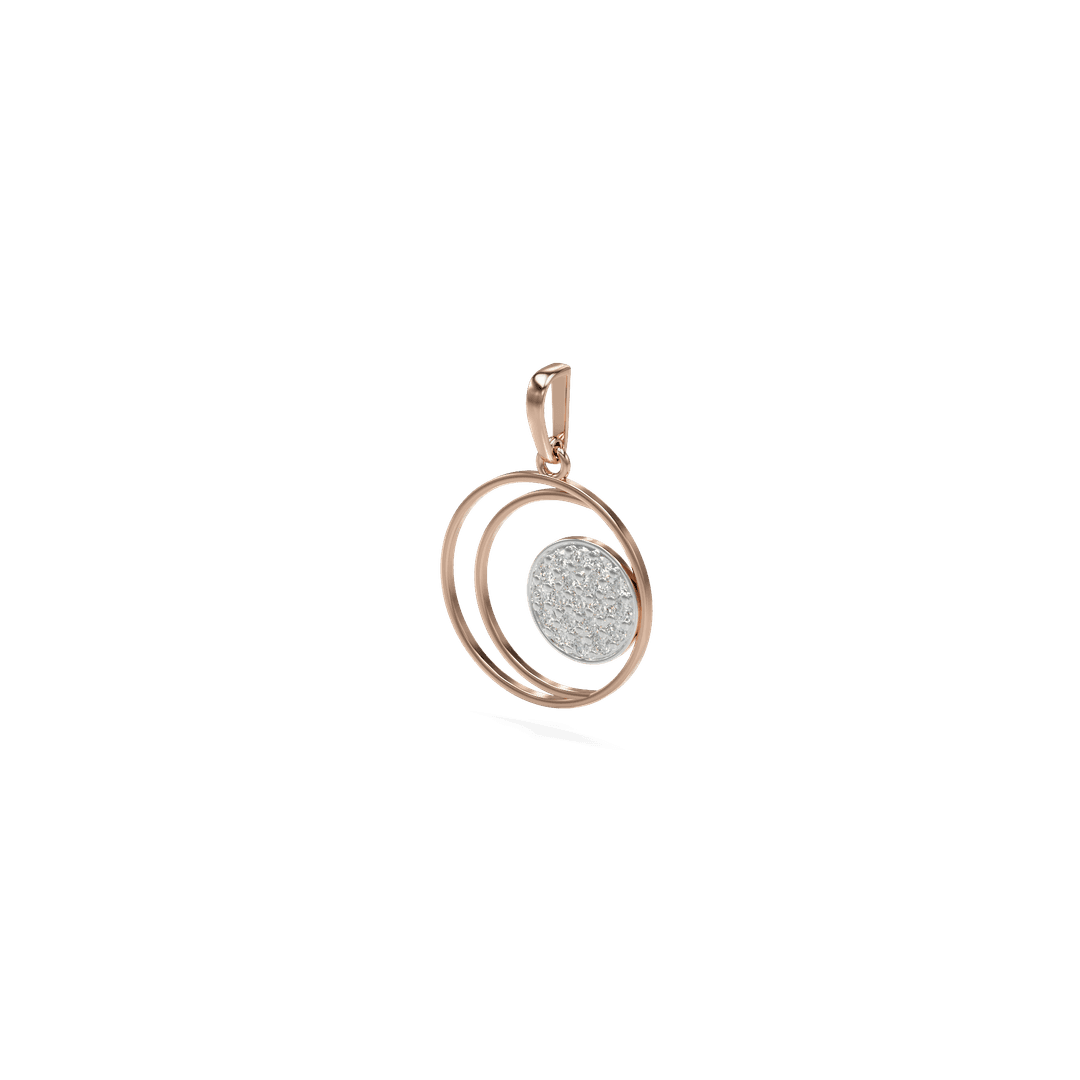 18K Faina Diamond Gold Pendant