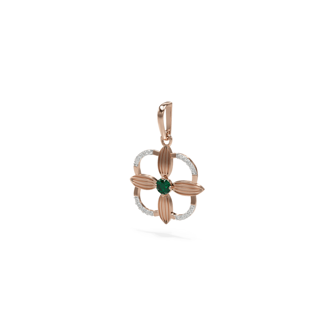 18K Madeline Diamond Gold Pendant