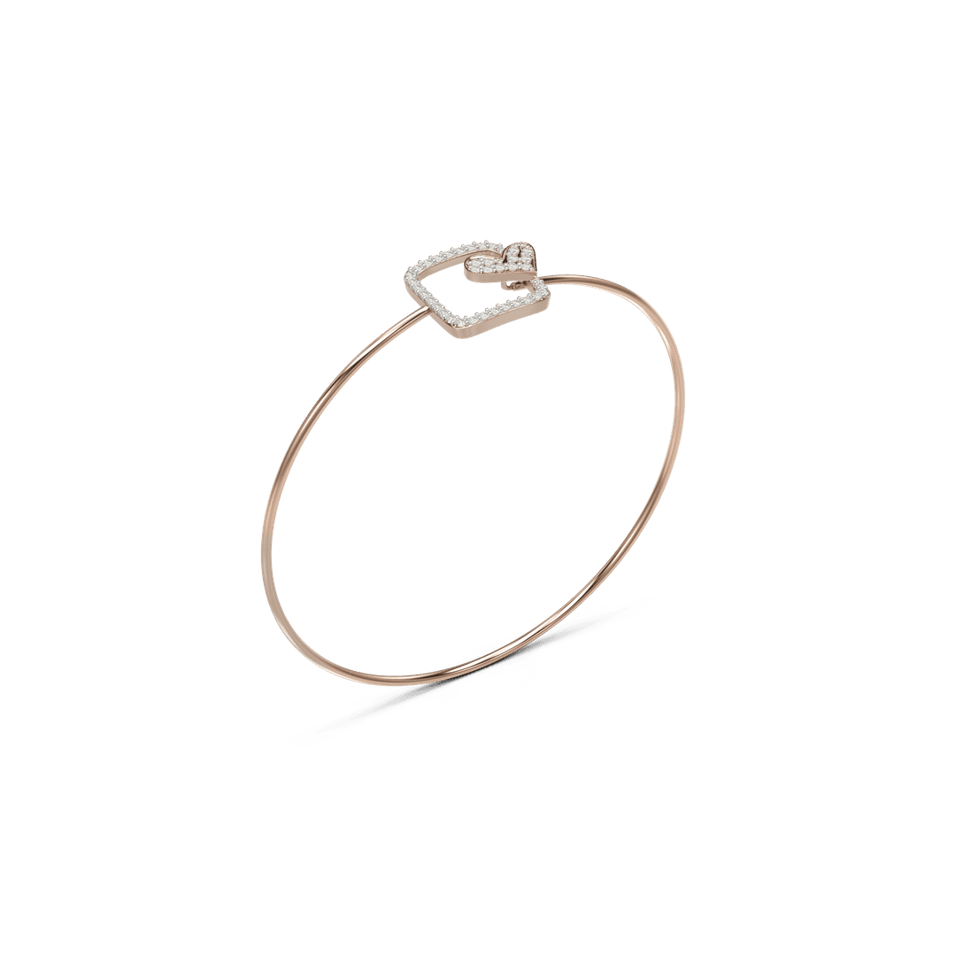 18K Kyle Diamond Bangle