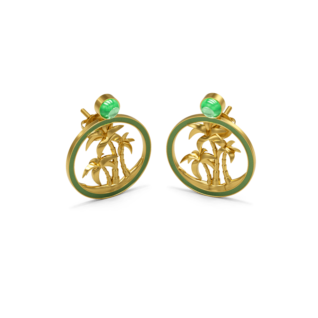 22K Krish Gold Earring