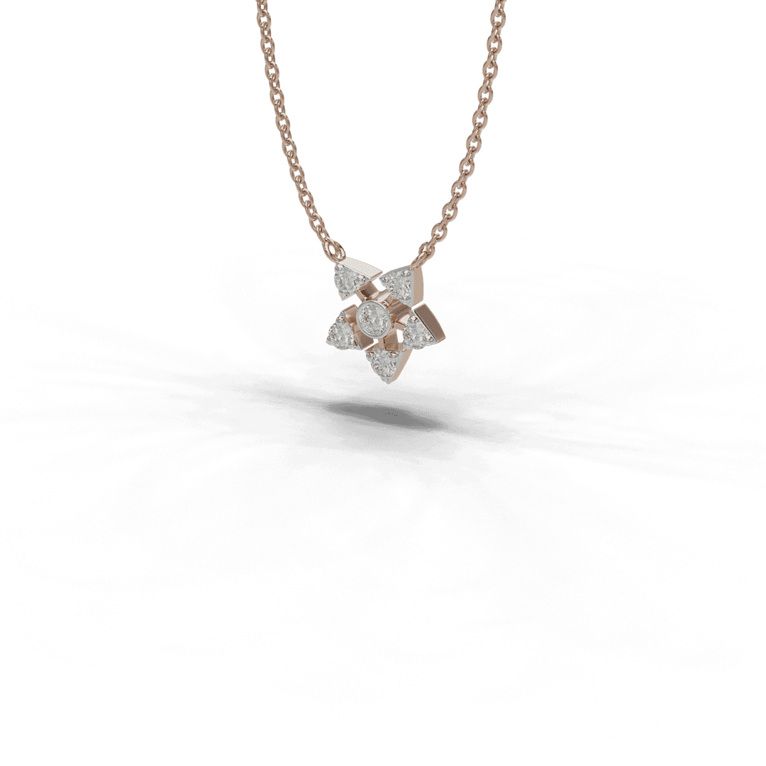 18K Drosera Gold Necklace