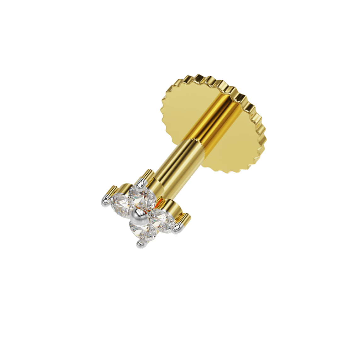 18K Anzy Diamond Nose Stud
