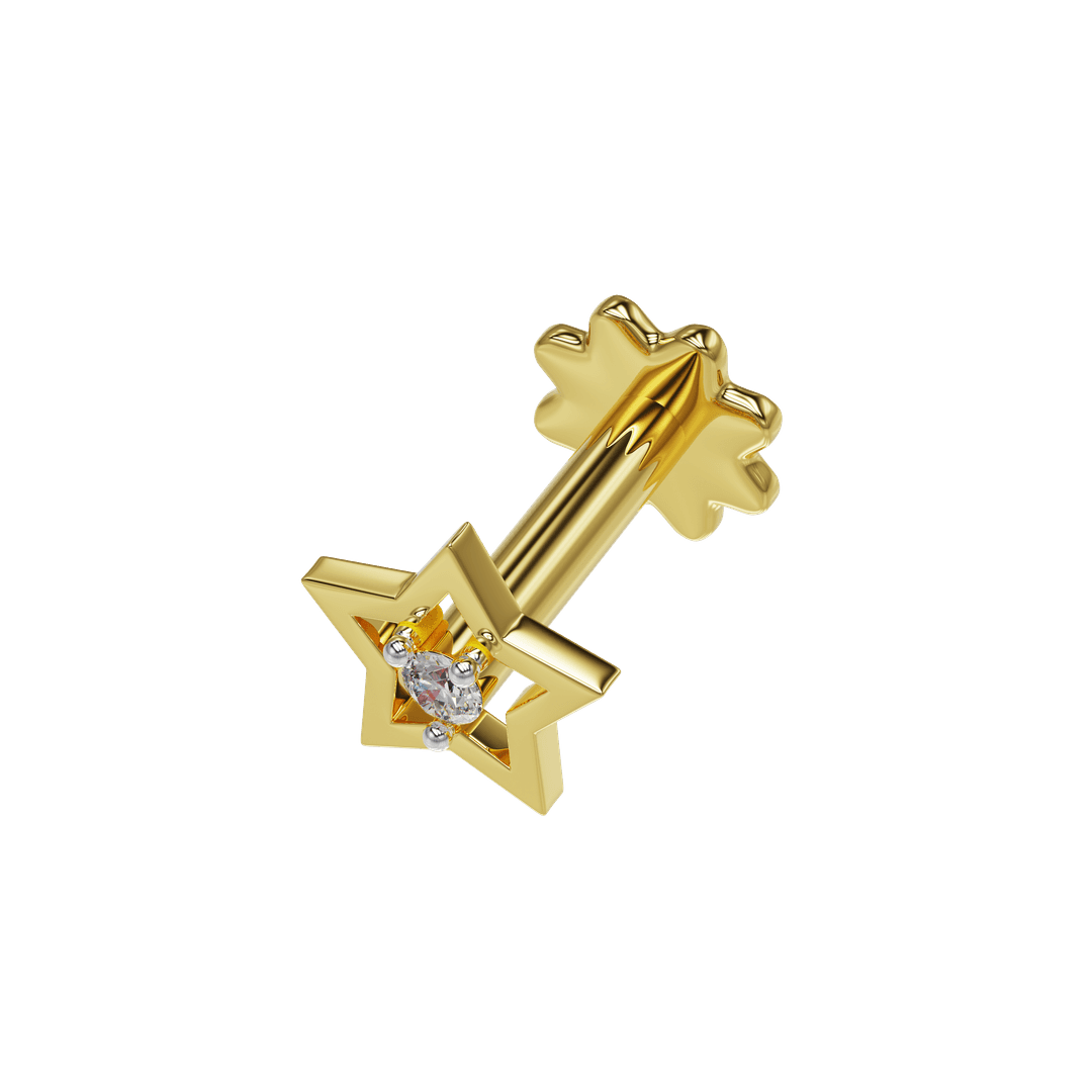 18K Angela Diamond Nose Stud