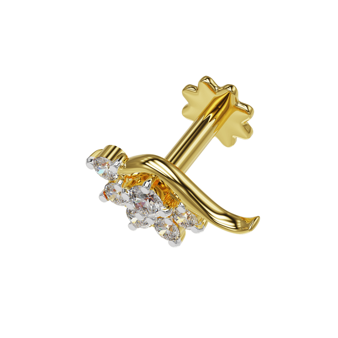 18K Amy Diamond Nose Stud