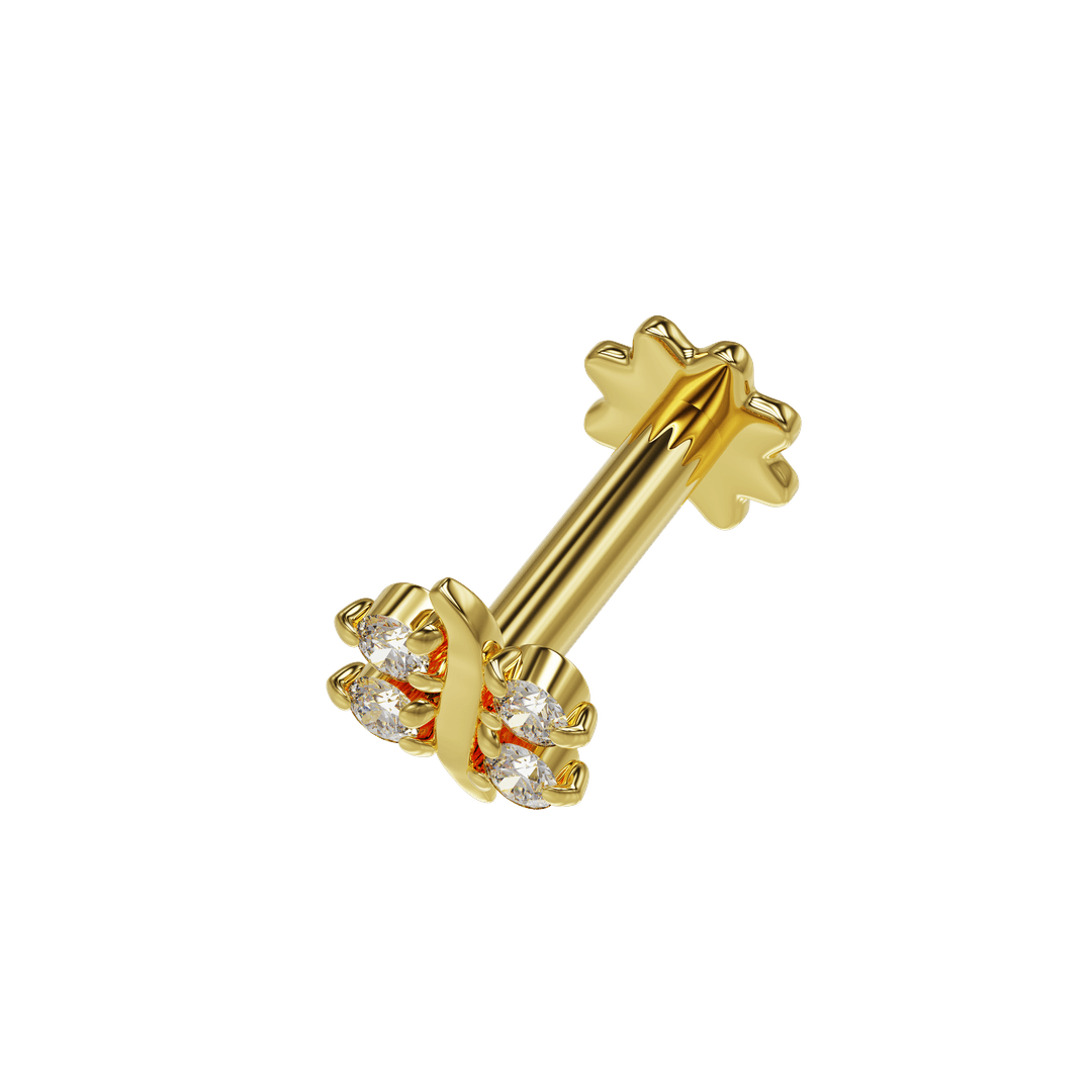 18K Ritu Diamond Nose Stud